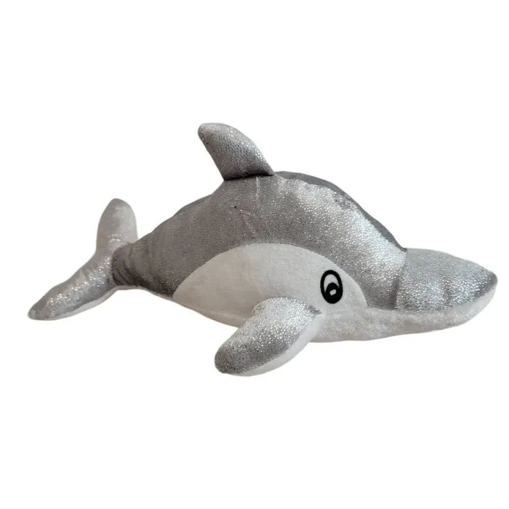 Silver dolphin Plush 12"